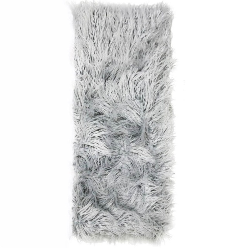 Pom Pom At Home Eva Silver Throw